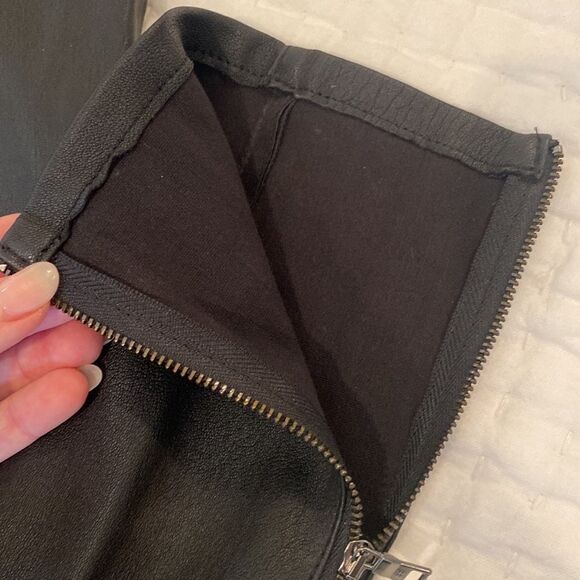 BCBG Max Azria Lamb Leather pants NWOT - Picture 4 of 12